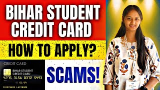 Bihar Student Credit Card से पढ़ाई का खर्चा?💰Bihar Scheme Explained + Scam Safety Tips | My College!