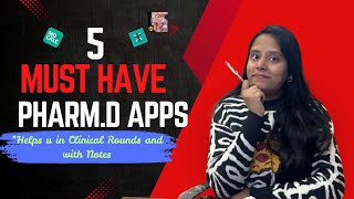 "Top 5 MUST-HAVE Apps & Notes for PharmD Students!