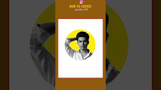 How To Make Creative Profile DP🔥 | Picsart Editing Tutorial | Stylish DP Editing 2025#shorts