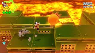 Purple plays Nintendo switch super Mario 3d world simmering lava lake video 38